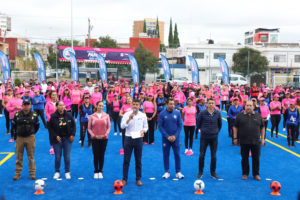 Ayuntamiento de Puebla realiza la entrega de rehabilitación al Deportivo La Piedad