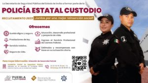 SSP convoca a interesados a sumarse como policías custodios