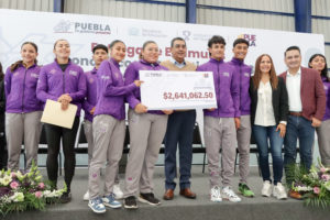 Puebla cuenta con un gobierno que fomenta el deporte y respalda a los atletas