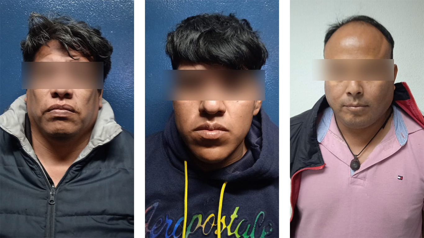 Detiene Policía Estatal a tres hombres por portación ilegal de una escopeta