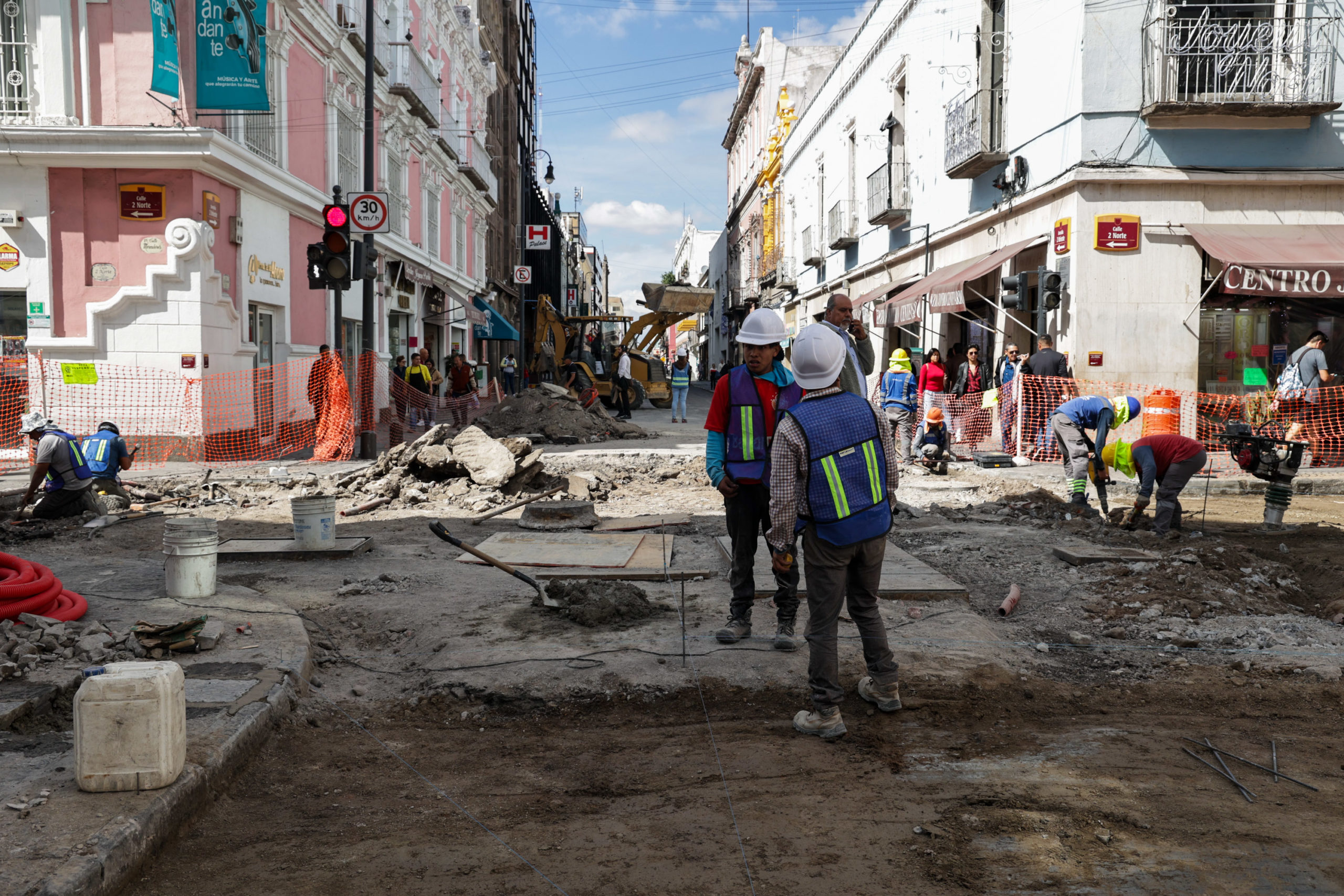 Infraestructura niega haber realizado excavaciones en la obra de la 2 Oriente y 2 Norte en el CH