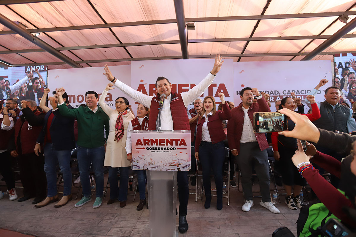 El arranque de precampaña de Armenta