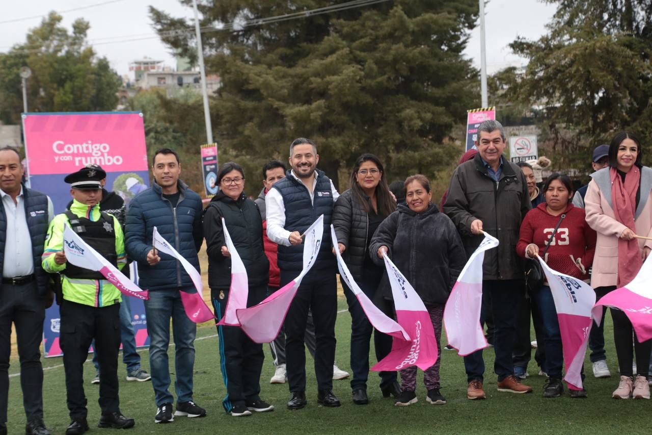 Ayuntamiento de Puebla ha trabajado en poco más de 84 canchas y parques deportivos