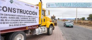 Sergio Salomón da el banderazo a la rehabilitación de la carretera Puebla-Xalapa