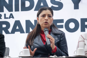 Claudia Rivera hace de lado su aspiración al Senado y se enfoca en la alcaldía de Puebla