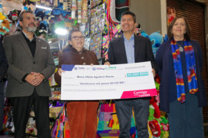 El Ayuntamiento de Puebla realiza la entrega del cheque 7 mil del Programa Créditos Contigo