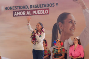 Durante su visita a Tehuacán, Claudia Sheinbaum reitera que la 4T es el único camino en 2024