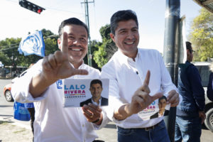 En tan solo 8 dias Eduardo Rivera realizó precampaña para asegurar triunfo teniendo como referencia su trabajo en la alcaldía