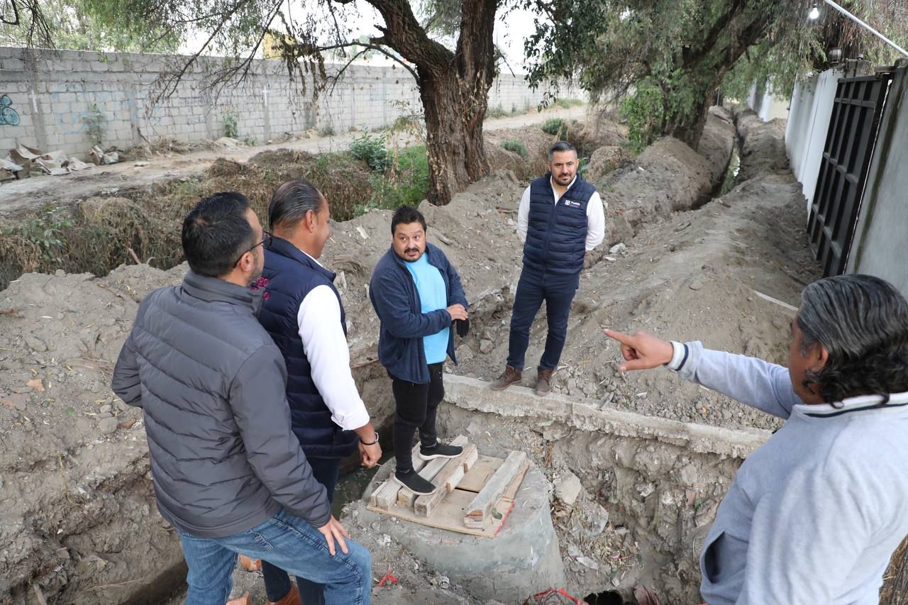 Ayuntamiento de Puebla da inicio a la ampliación del colector sanitario en la Romero Vargas