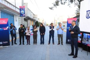 Ayuntamiento de Puebla realiza la entrega de tres nuevas calles en la colonia Constitución Mexicana