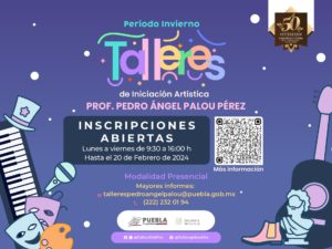 Gobierno estatal abre inscripciones a talleres de arte para niñas, niños y jóvenes