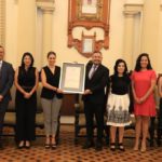 Ayuntamiento de Puebla realiza la entrega del premio Natalia Serdán a Mariana Wenzel