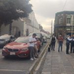 Norma Layón choca su camioneta en calles del centro de Puebla