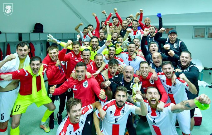 ¡Sorprendente! La Selección de Georgia clasifica a su primera Eurocopa