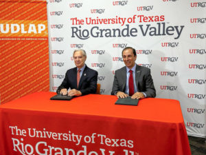 La UDLAP y la Universidad de Texas de El Valle del Río Grande, signan memorándum de entendimiento