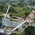 Construcción del puente de El Ojite en Xicotepec está avanzando adecuadamente: Sergio Salomón