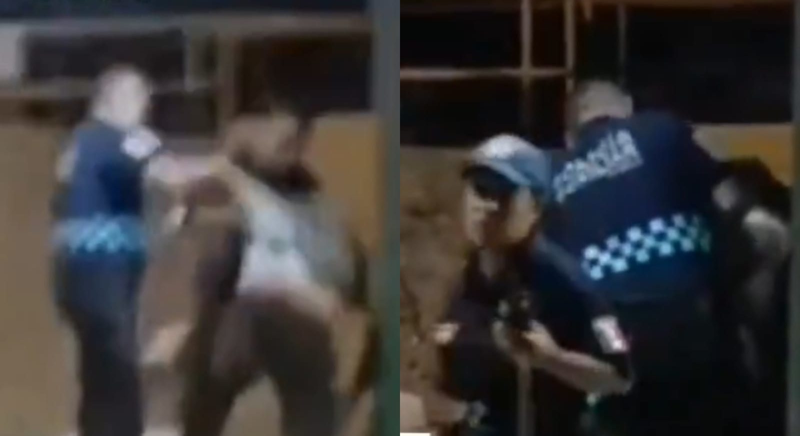 Video muestra el momento en que policías auxiliares golpean a alumno de la UTP