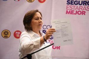 Ana Teresa Aranda presentará denuncia contra Morena por la destrucción de propaganda