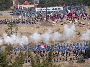 Realiza XXV Zona Militar escenificación de la Batalla del 5 de Mayo