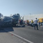 Choque en la autopista Puebla-Orizaba deja un total de once personas lesionadas