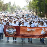 Marchan 15 mil maestros de la sección 23 del SNTE en Puebla por 1 de mayo