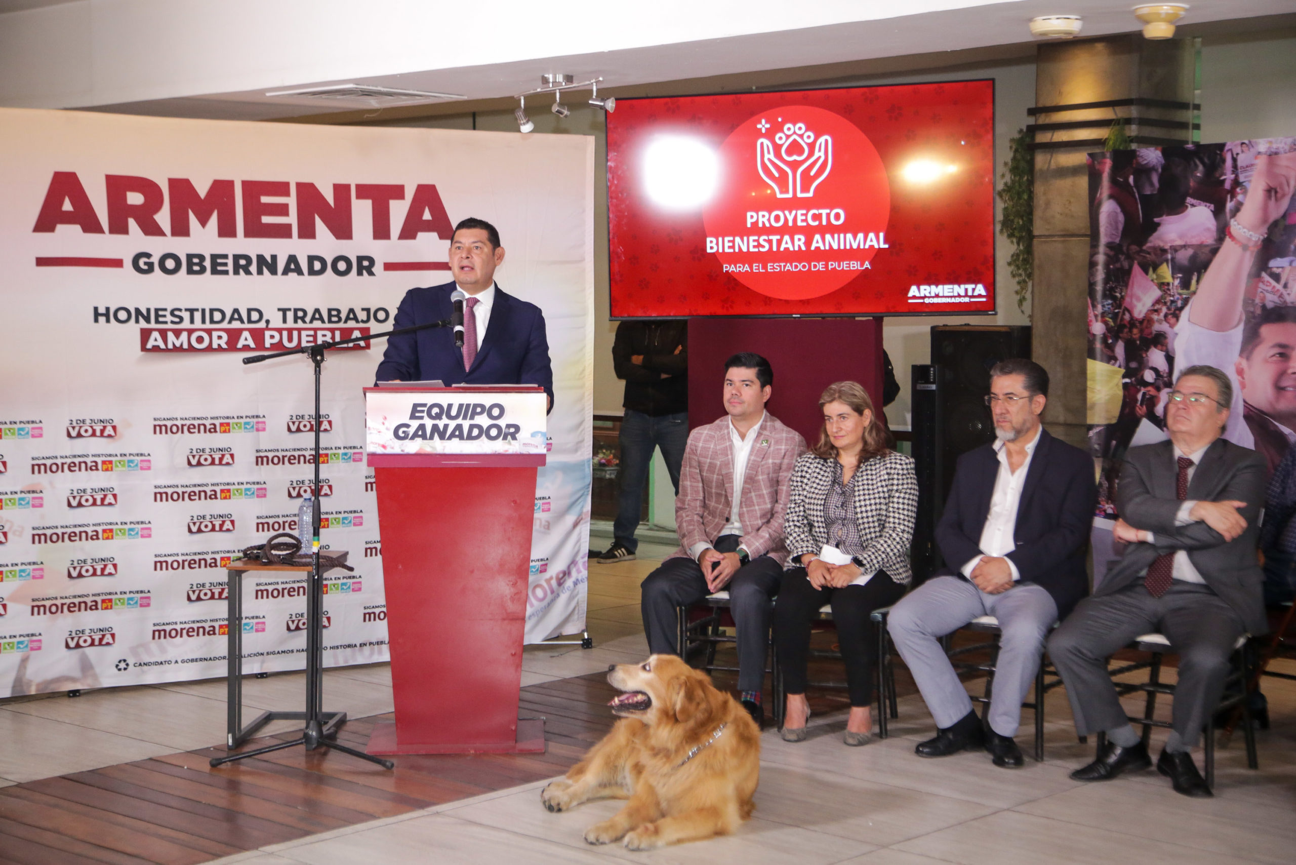 Alejandro Armenta lanza propuesta para regular la compra venta de animales en el estado de Puebla