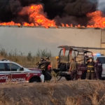 Incendio consume una fábrica de ceras en el municipio de Texmelucan