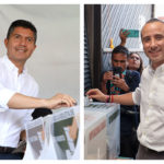 Eduardo Rivera y Mario Riestra emiten su voto y resaltan retrasos en casillas