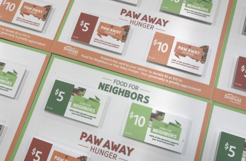 Festival Foods Giving Programs Now Will Benefit Pantries And Pet