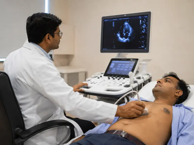 Advanced 2D Echo Test Technology Machine