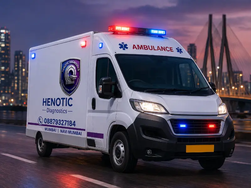 Emergency life support ambulance vehicle ready for rapid dispatch