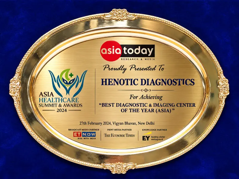Asia Today Award Award Certificate