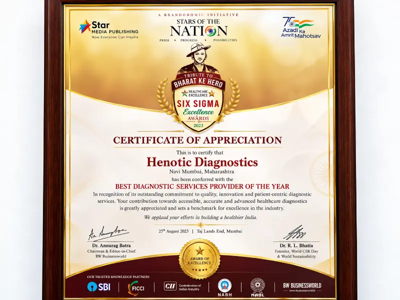 Six Sigma Quality Award Award Certificate