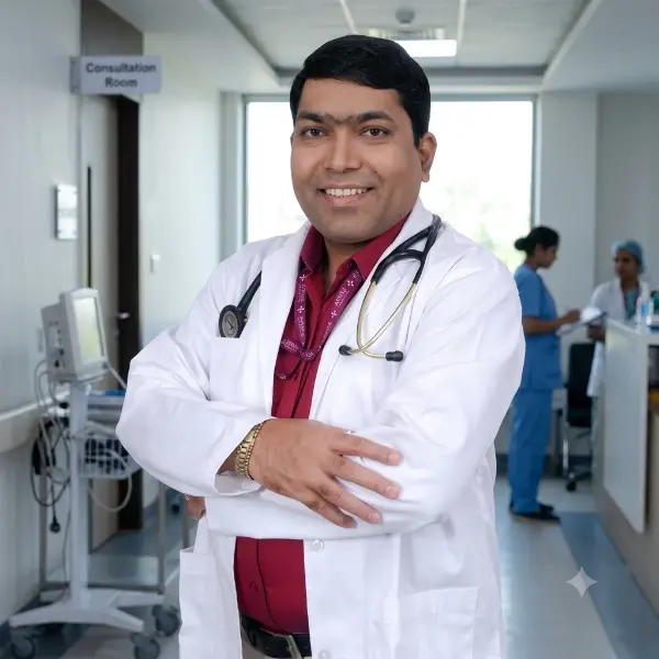Specifically, Dr. Siddharth Sonkamble, Consultant Interventional Cardiologist specializing in Cardiac Catheterization
