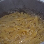 boiling pasta for cooking day