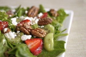 Strawberry Kiwi Salad with Poppy Seed Dressing