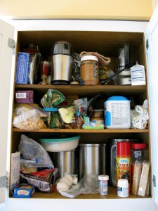 My cupboard BEFORE.