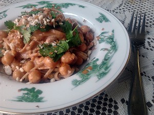 Thai Chickpea Pasta