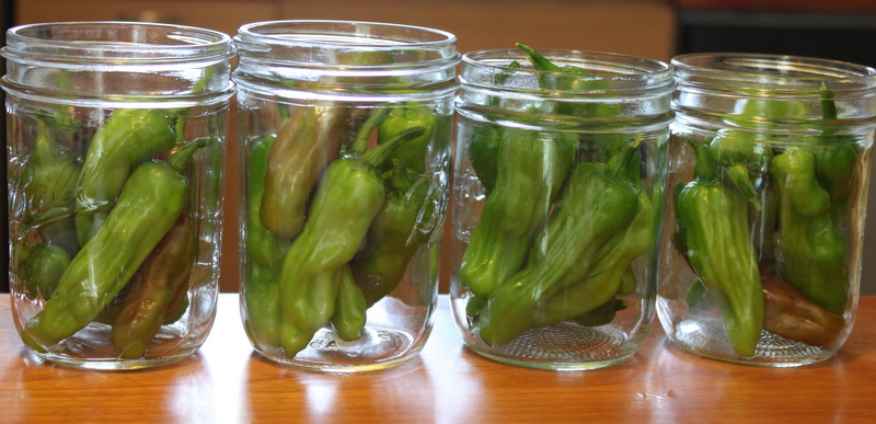 canning home grown vegetables