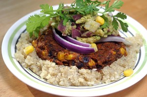 Sweet Potato Black Bean Burgers