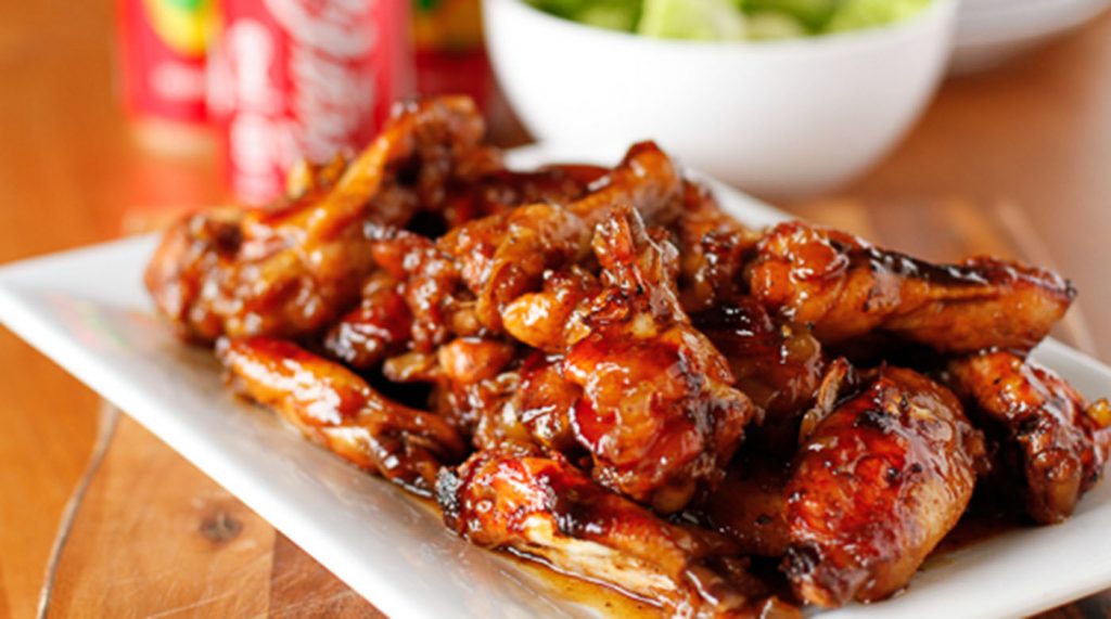 Coca-Cola Baked Chicken Wings from UnSophisticook