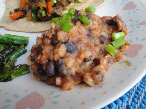 Mexican beans and rice 