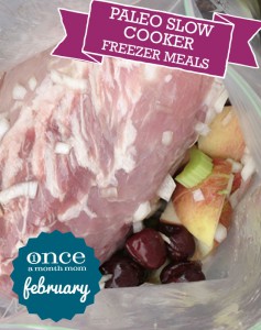 Paleo Slow Cooker freezer meals