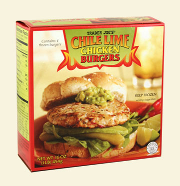 Copycat Trader Joe's Chili Lime Chicken Burgers