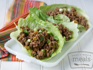 Spicy Beef Lettuce Wraps