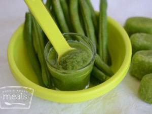 Baby Food Freezable Green Bean Puree