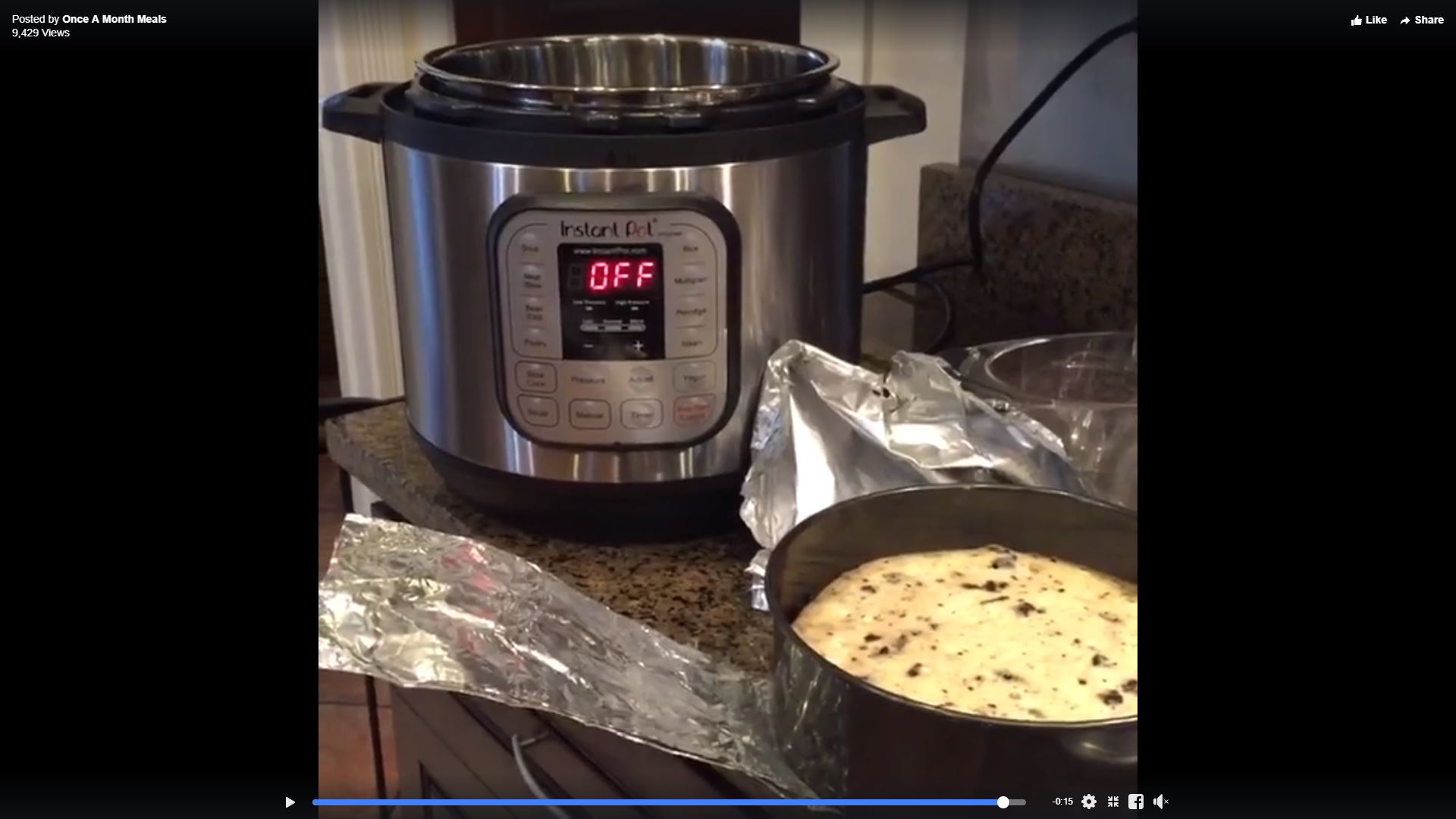 Instant Pot First Attempt at Making Cheesecake – Part 2