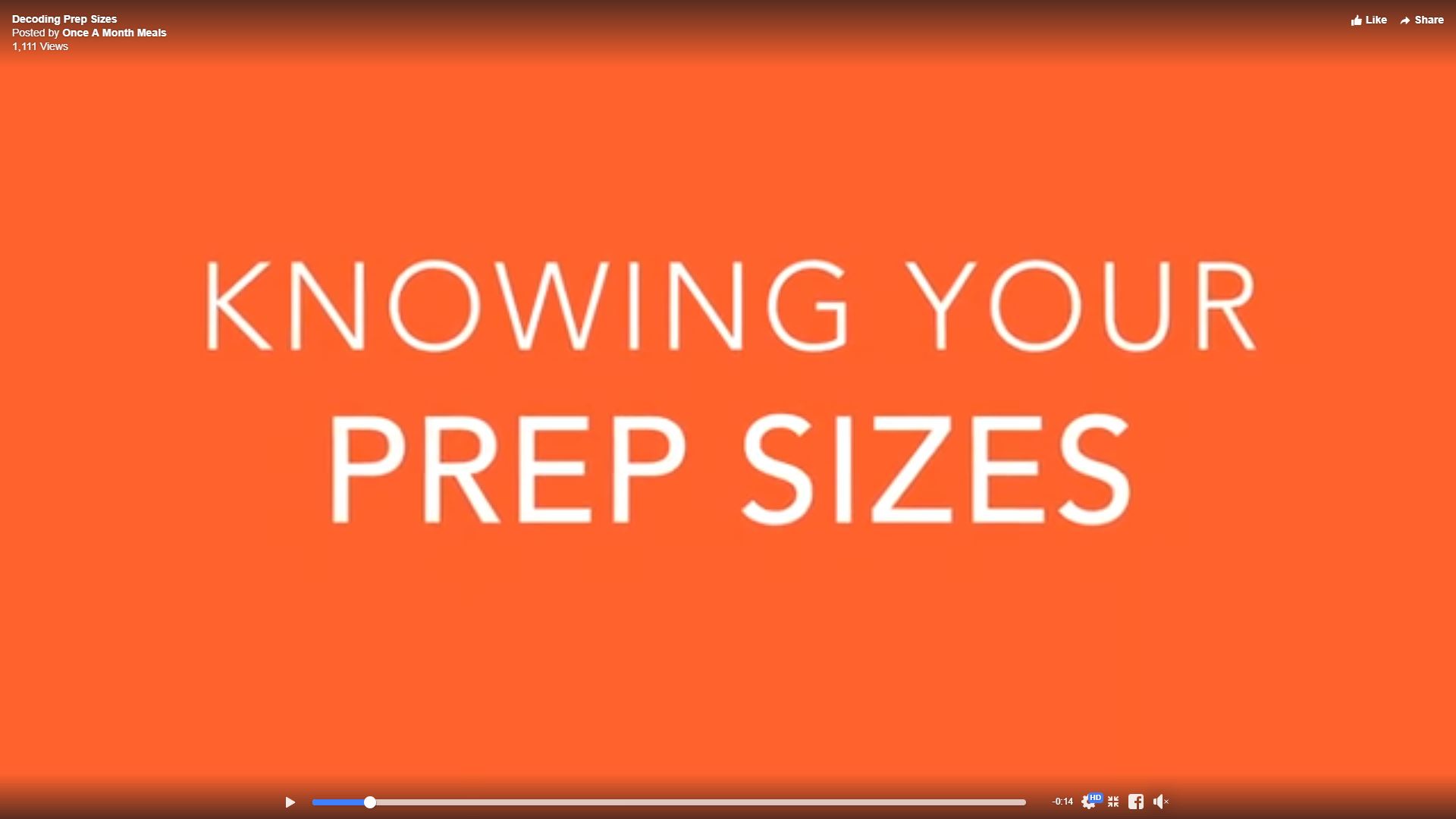 Decoding Prep Sizes