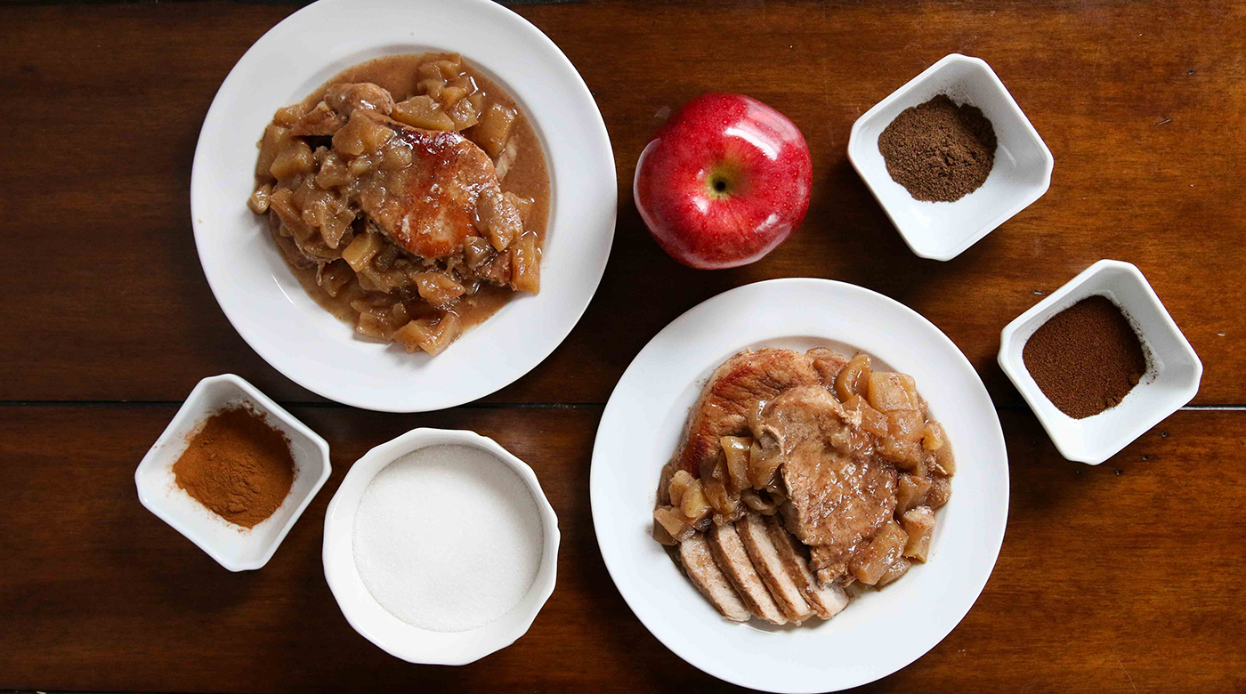 Instant Pot Apple Pie Pork Chops