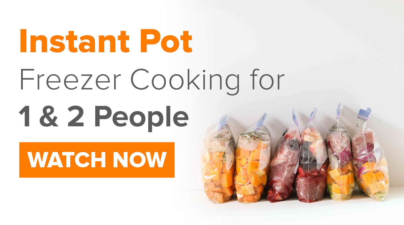 Instant Pot Cooking for 1 & 2 People